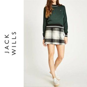 Jack Wills FARLETON A-LINE MINI SKIRT Sz 4